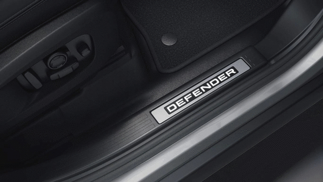 Illuminated Sill Tread Plate, Ebony, 110