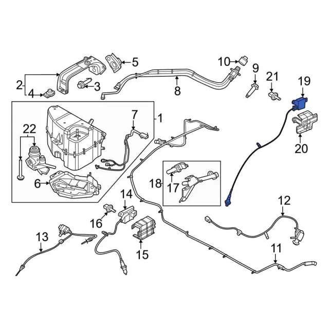 PC3Z-5L216-C - Nitrogen Oxide Sensor 2023-2024 Ford | Ford