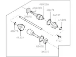 OEM NEW 2002-2005 Ford Lincoln Mercury Mountaineer Axle Assembly 5L2Z-4K139-B