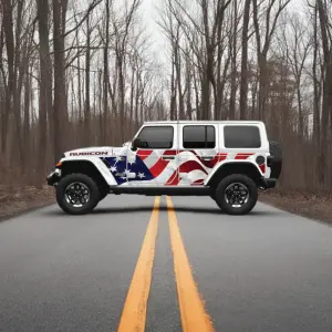 Merica, Jeep Wrangler Unlimited (four-door), sold by MEK Magnet