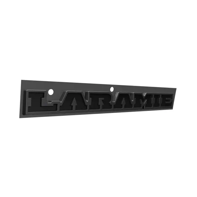 68483234aa - Laramie Nameplate-Black 2019-2026 Ram 1500 | Mopar