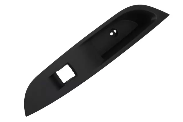 Jet Black Rear Driver Side Door Armrest Switch Mount Plate