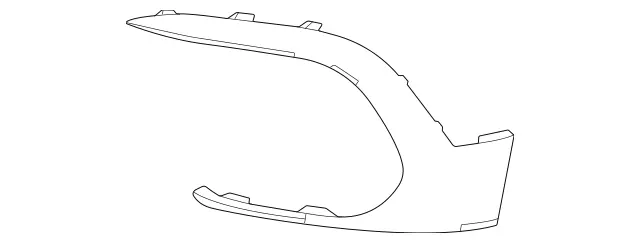 247-885-38-03 - Trim, Bumper 2020-2026 Mercedes-Benz | Mercedes