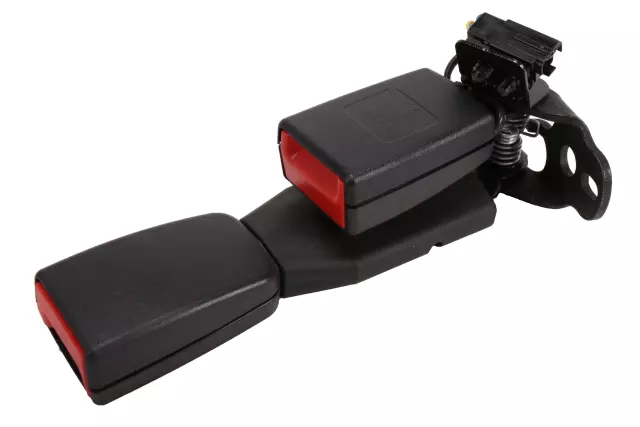 Jet Black Rear Seat Belt with Buckle