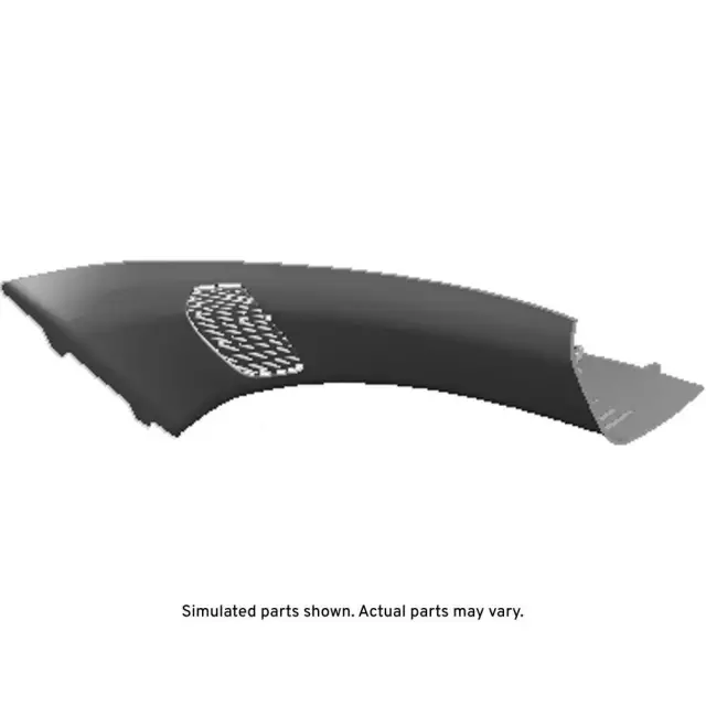 Jet Black Passenger Side Windshield Garnish Molding