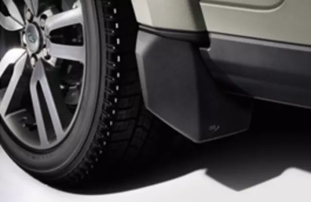 2009-2016 Land Rover LR4 Rear Mudflaps Splash Guards Kit Set Of 2 Black