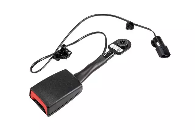 Jet Black Passenger Seat Belt with Buckle