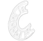 Cover Plate F Brake Disc