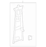 Upper Center Pillar Trim