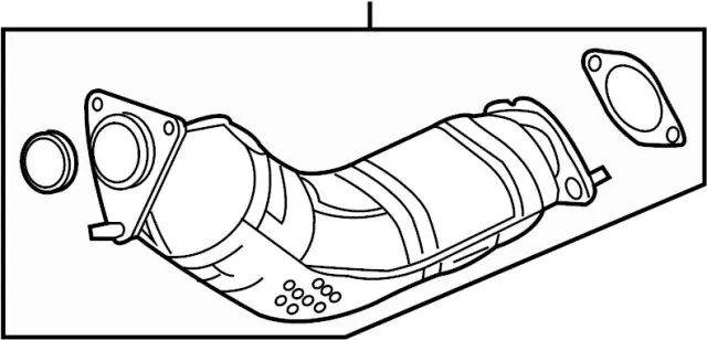 B08B2-1NA0B - Catalytic Converter 2008 Infiniti G35