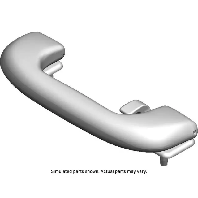 Light Neutral Roof Rail Rear Assist Handle