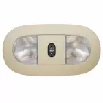 2008-2010 Ford F-250 F-350 Super Duty Overhead Console Light Camel w/ Sunroof