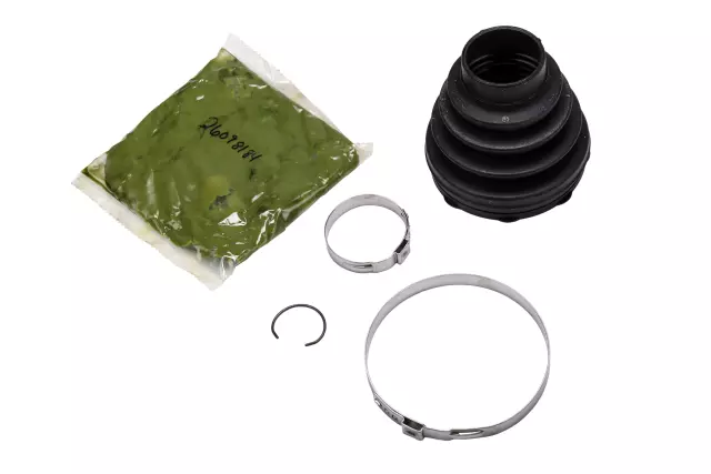 Rear Driver Side Wheel Half-Shaft Outer Constant Velocity (CV) Boot Kit with Clamps and Ring