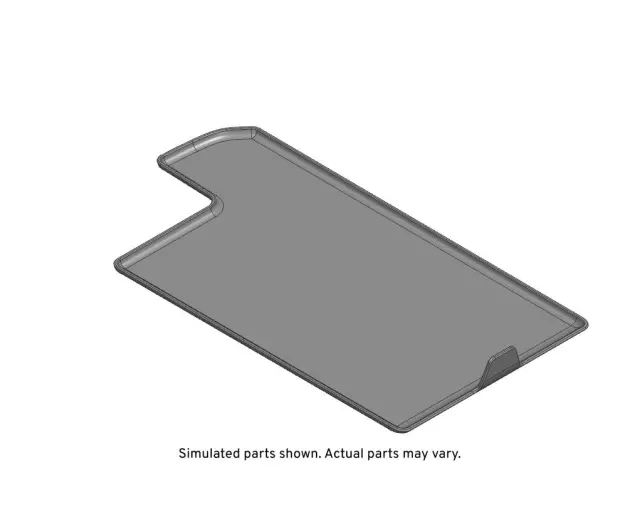 2018-2024 GMC Terrain - Jet Black Front Floor Console Compartment Liner