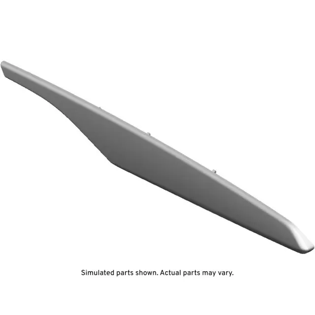 Choco Noir Sapele Passenger Side Rear Door Trim Panel Applique