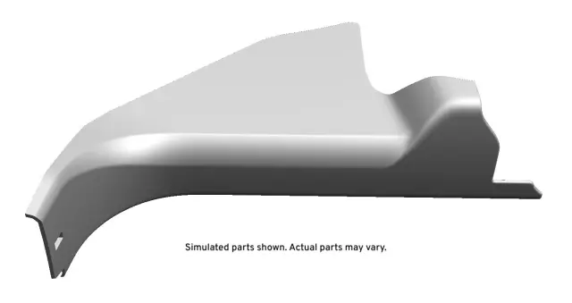 07-14 Silverado Sierra Right Passenger Side Kick Panel Cowl Trim Black OEM NEW