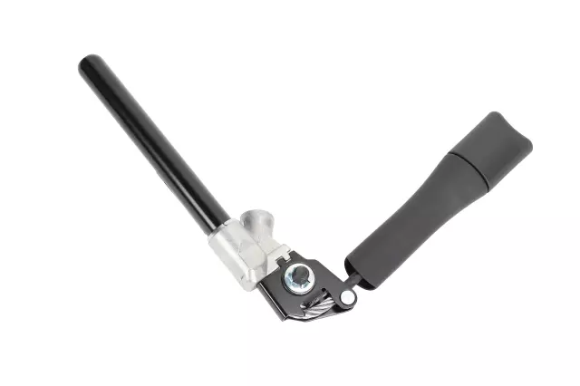 Black Front Passenger Side Seat Belt Anchor Plate Tensioner