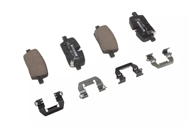 Rear Disc Brake Pad Set with Springs