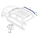 2017-2024 Ford - Roof Molding