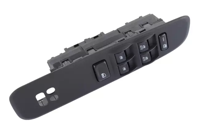 Ebony Driver Side Door Lock and Window Switch