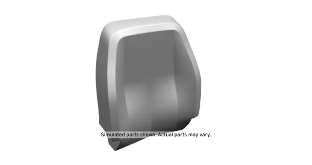 Jet Black Driver Seat Back Cover