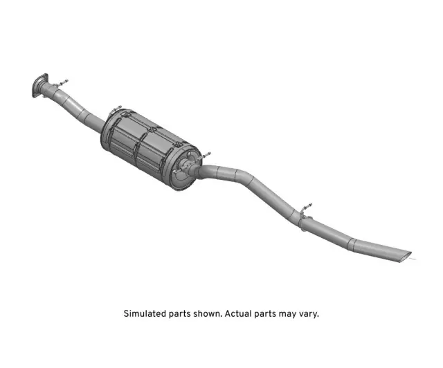 Exhaust Muffler with Exhaust Pipe