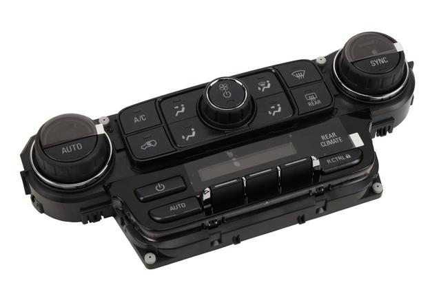 GM Genuine Parts HVAC Control Panel 15-74848 - Black Carbon Heating & AC Control Assembly
