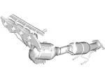 Catalytic Converter With Integrated Exhaust Manifold