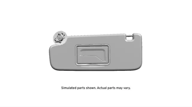 Light Ash Gray Driver Side Sunshade