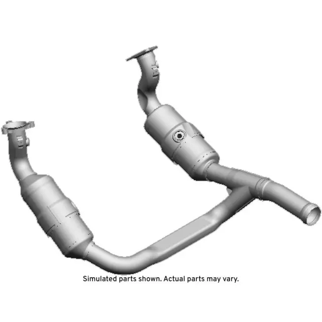 Front Catalytic Converter & Exhaust Manifold Pipe For Chevy Silverado GMC Sierra 14-19 – EPA Federal Compliant, Bolt-On Replacement