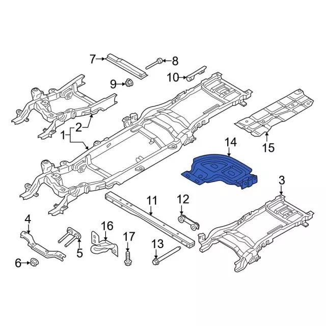 JC3Z-7E063-A - Skid Plate Ford Parts Direct JC3Z-7E063-A - Skid Plate Ford Parts Direct