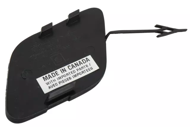 Primed Front Bumper Fascia Tow Hook Access Hole Cover