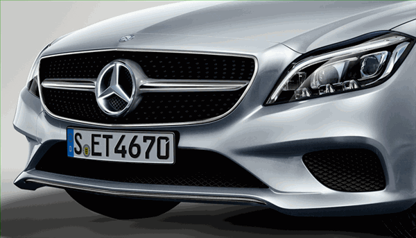 Illuminated Mercedes Star - Chrome - Mercedes-Benz (166-817-03-16-64)