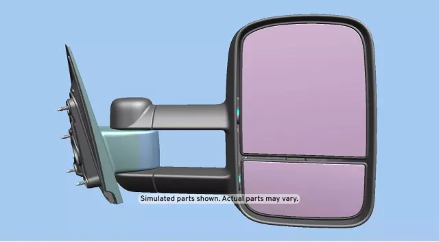 Black Passenger Side Door Mirror