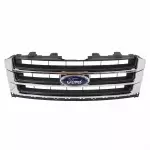 2015-2017 Ford Expedition Front Radiator Grille Assembly Chrome w/ Emblem