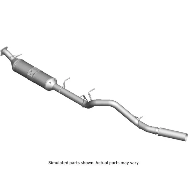 Particulate Filter with Pipes, Vaporizer, Cooler, Flange, Hangers, Reducer, Reinforcements, and Label