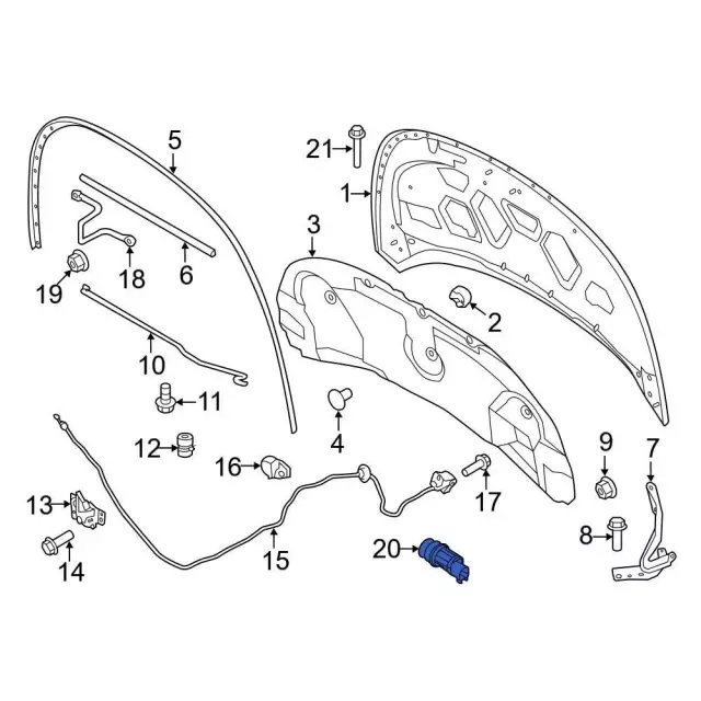 fb5z17603a - Ford Nozzle | Levittown Ford Parts