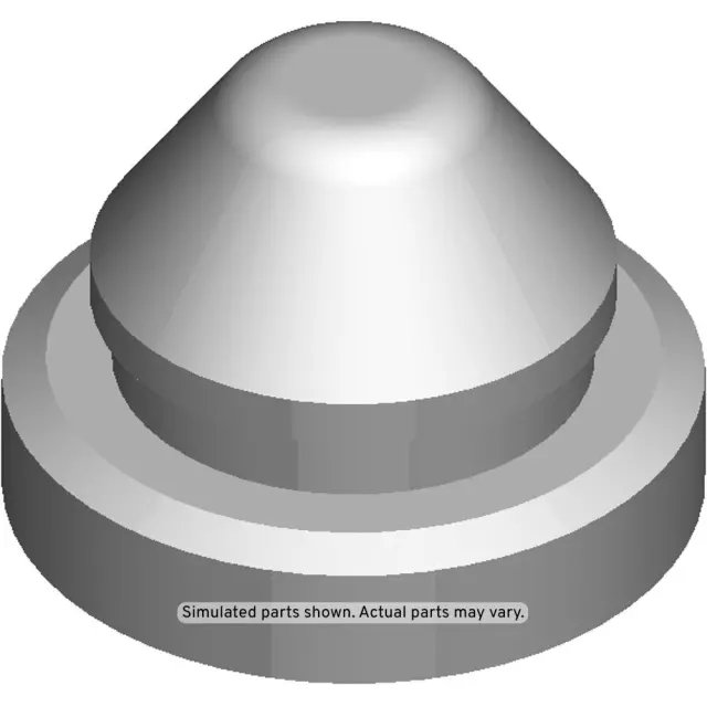 Rubber Grommet with 32 mm Diameter, Round Top, and Tapered Bottom