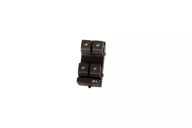 Jet Black Front Driver Side Door Window Switch