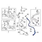 2023-2024 Ford - Oil Cooler Line