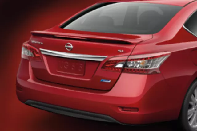 2013-2019 Nissan Sentra Rear Decklid Spoiler , Color Matched