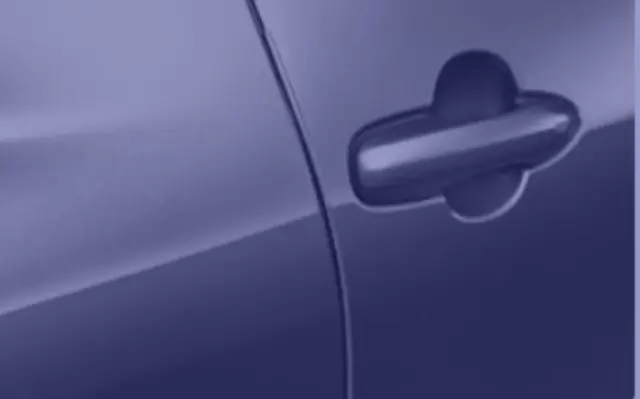Door Edge Guards, Blue Crush Metallic