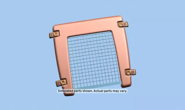 Ebony Front Seat Back Map Pocket