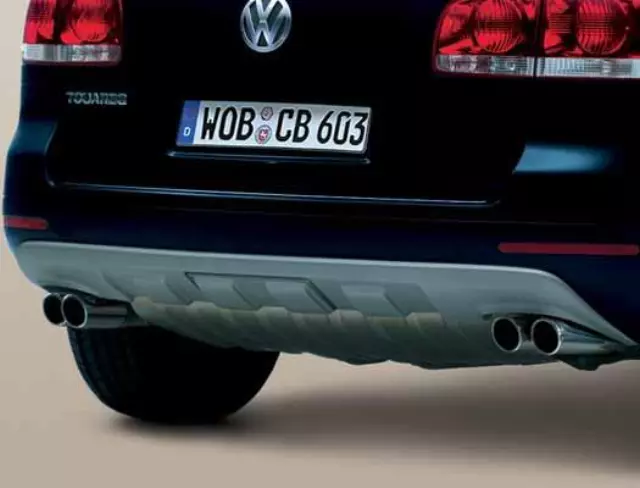 Exhaust Tips - Dual Round - Set Of 2 - Volkswagen (7L0-071-910)