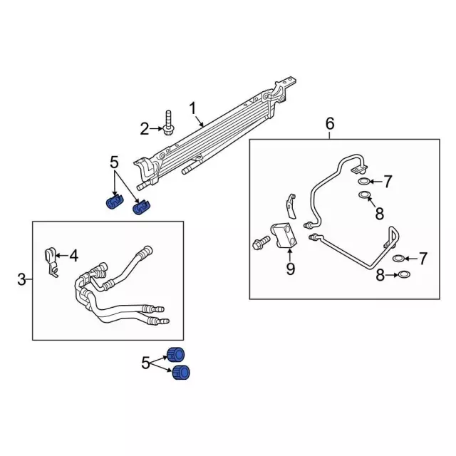 8C3Z-7Z465-A - Inlet Tube Retainer Clip - 2007-2021 Ford