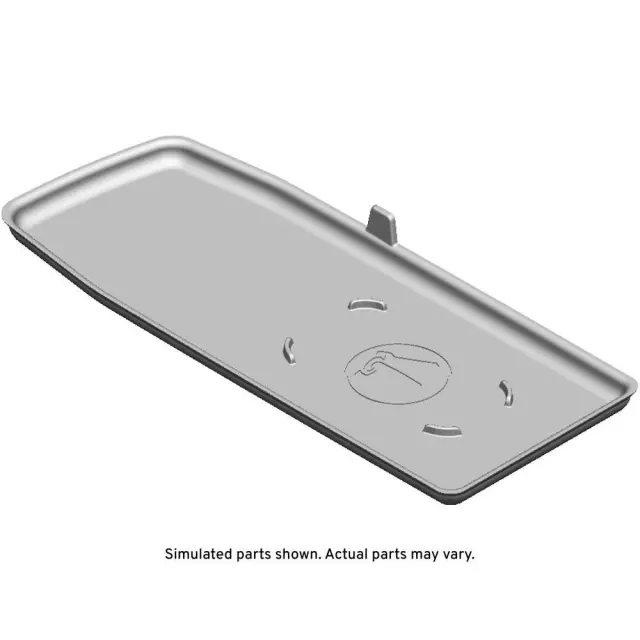 Black Front Floor Console Compartment Liner