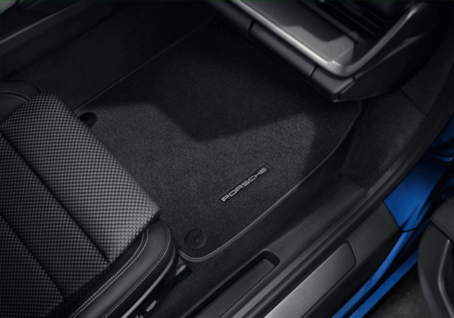 2023 Porsche 911 - 1 Set Foot Mats Blac