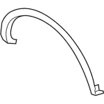 2019-2023 Ford Ranger - Wheel Opening Molding