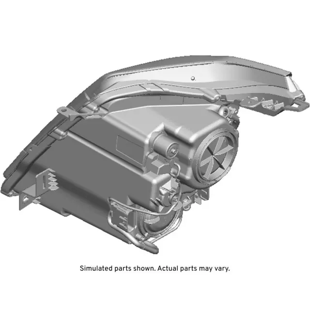 Passenger Side Headlamp Assembly