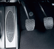 Aluminum Footrest-Black